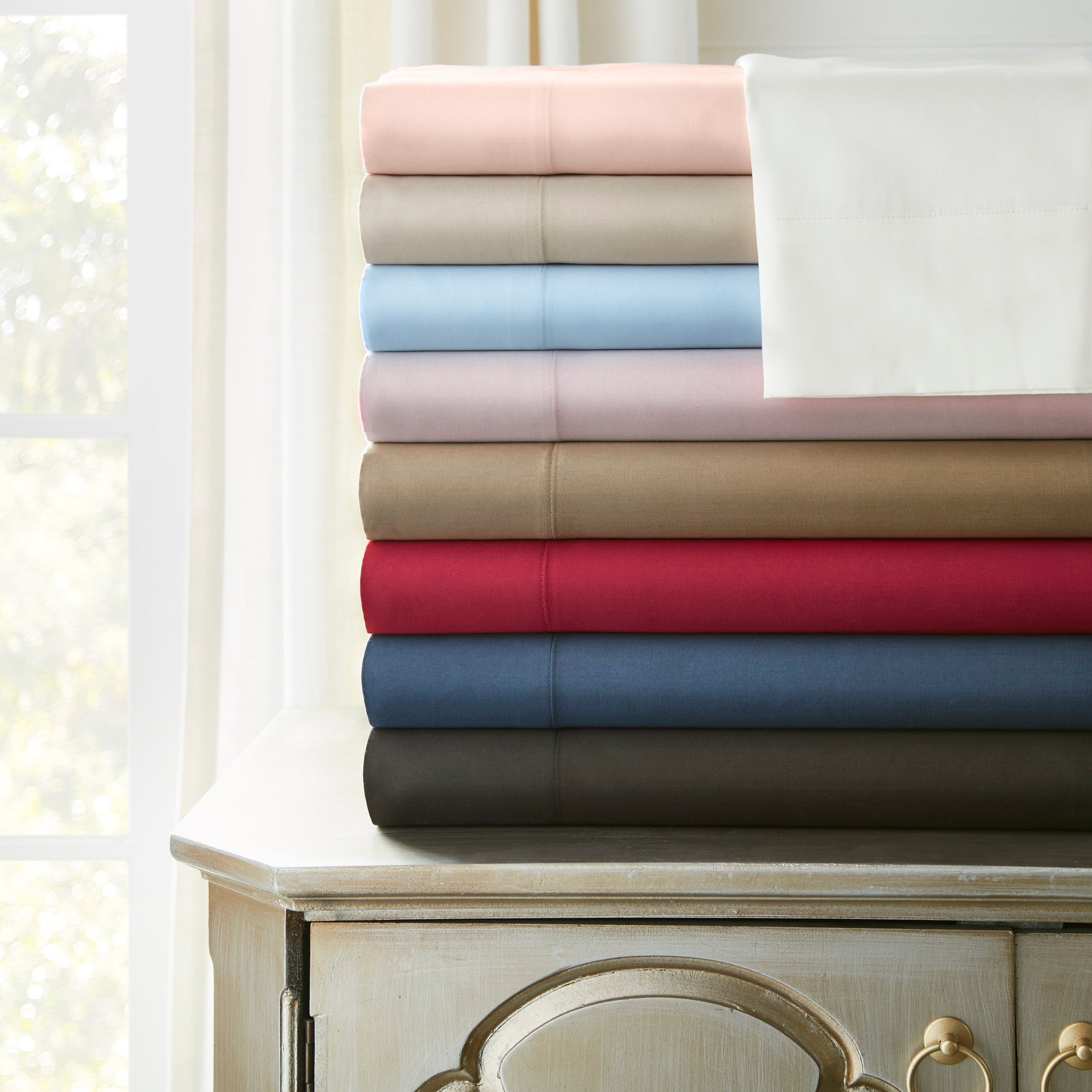 1500 Thread Count 100% Egyptian Cotton Sheet Set (Solid)