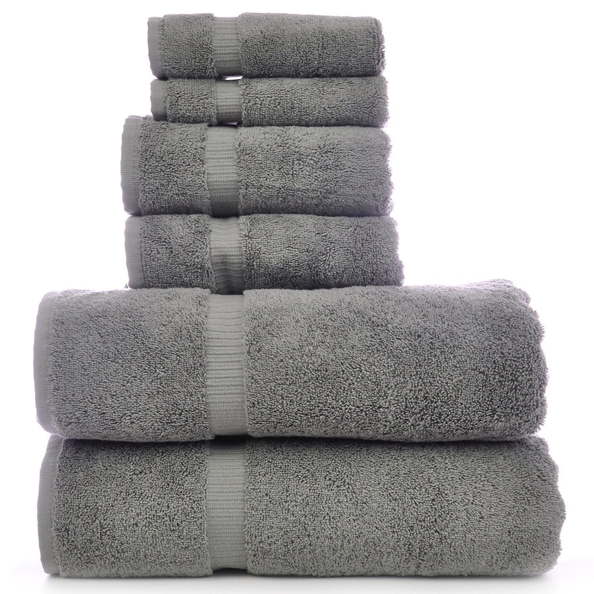 Turkish Cotton Luxury Hotel & Spa 6-Piece Towel Sets – Down Cotton