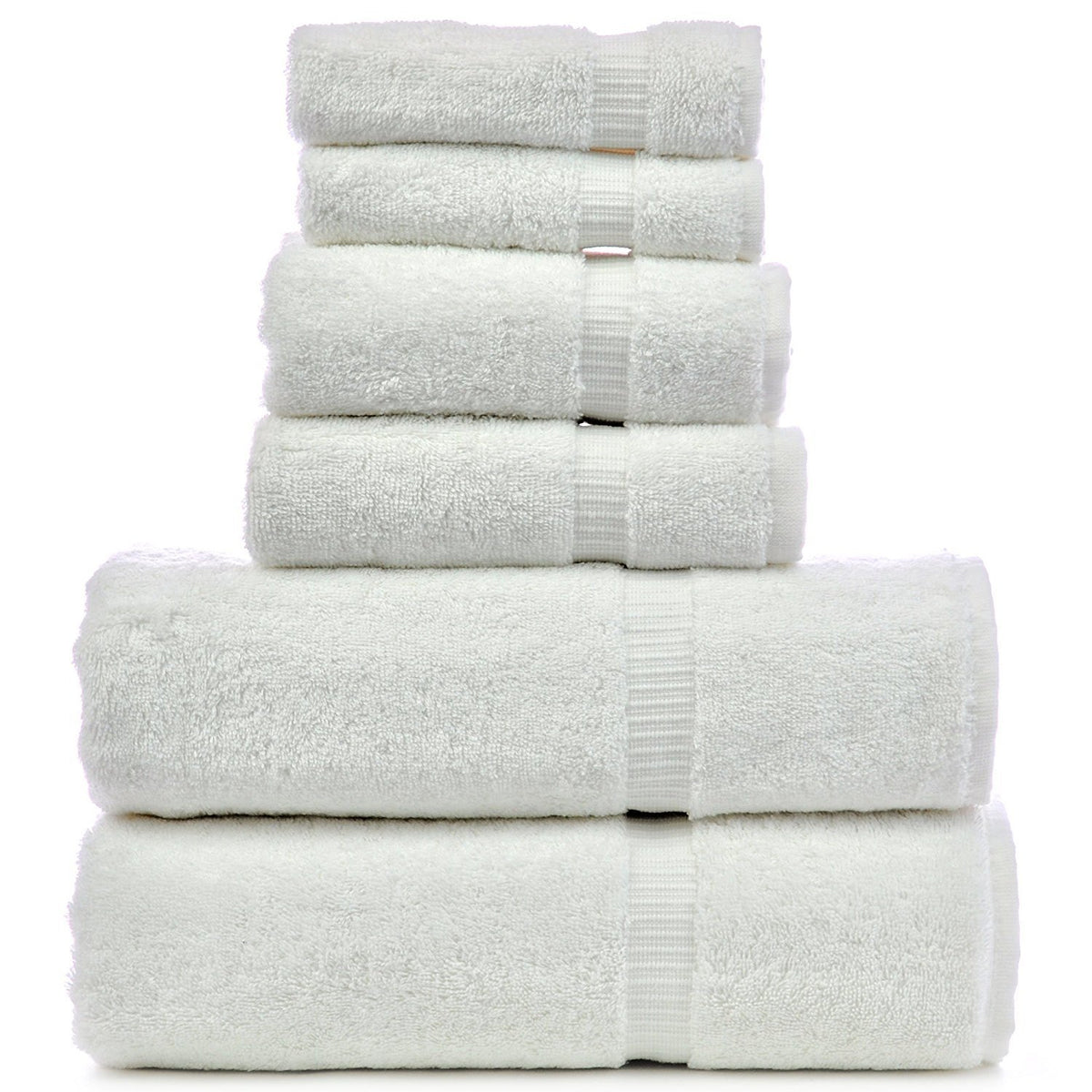 Bath Towels Grey Set of 6 Cotton Bathroom Towels Small Bath Towels for  Bathroom 22 x 46 Inch Ultra Soft Absorbent Spa Towels Ring Spun Bath Towel  Set