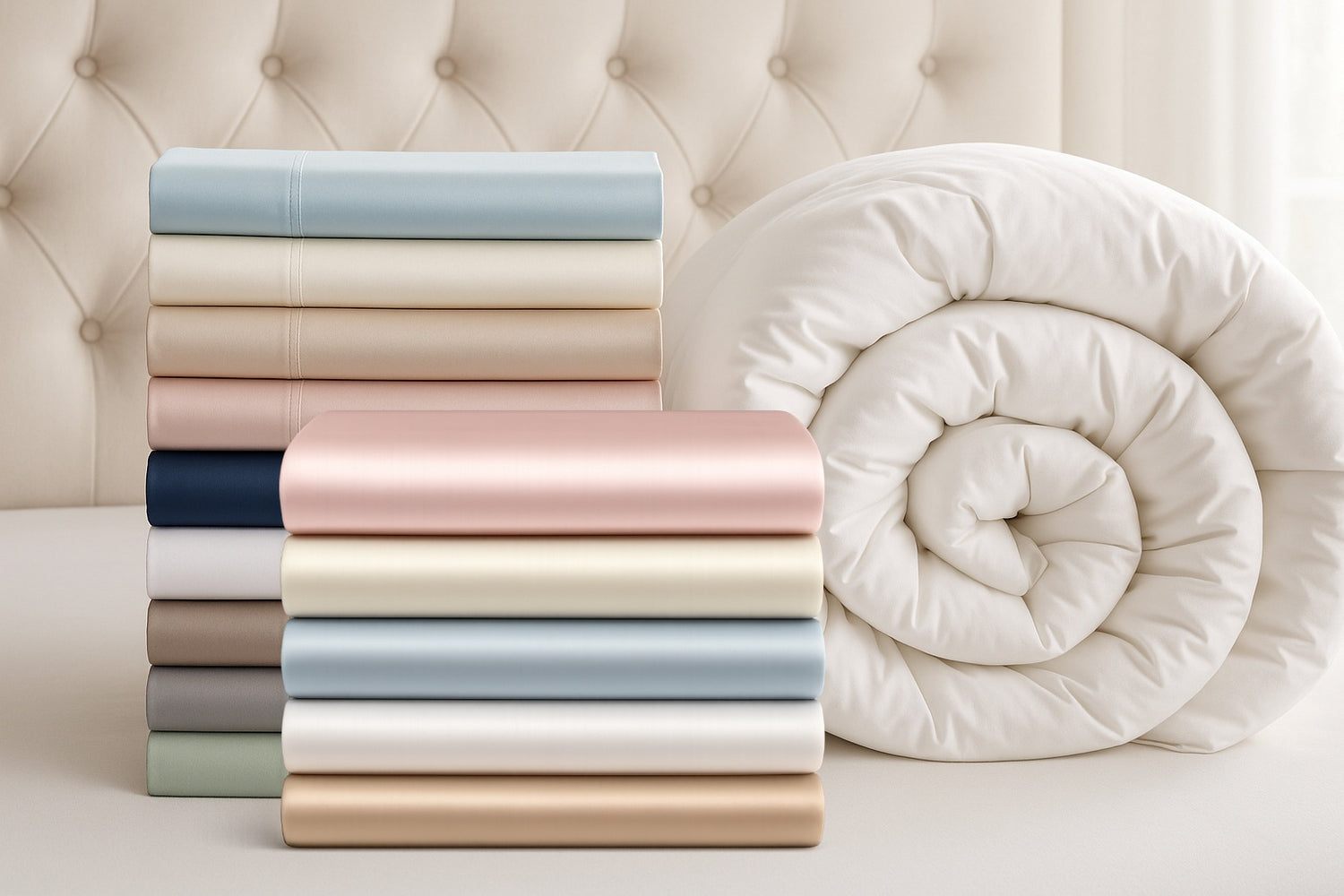 1500 Thread Count 8PC Goose Down Bundle