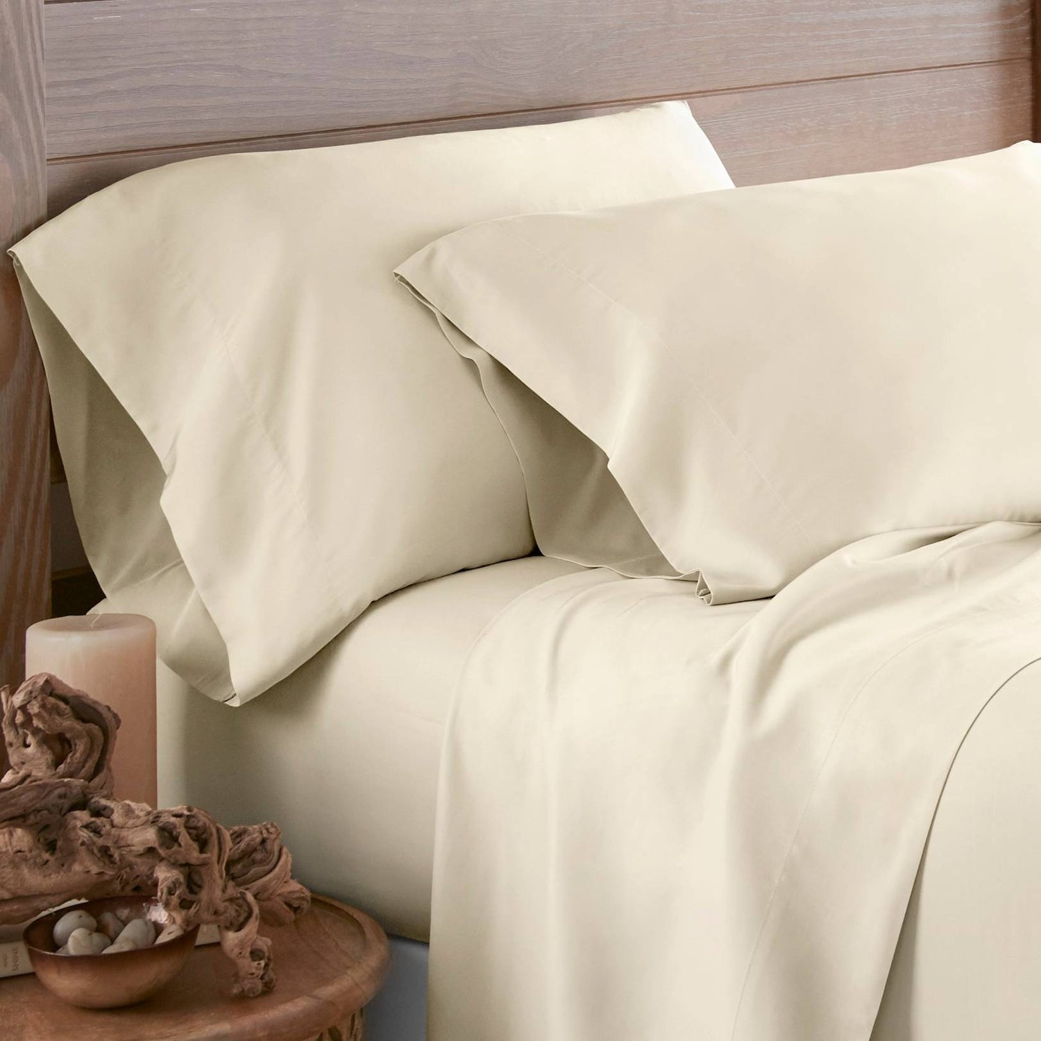 1500 Thread Count Natural Bamboo Pillowcases