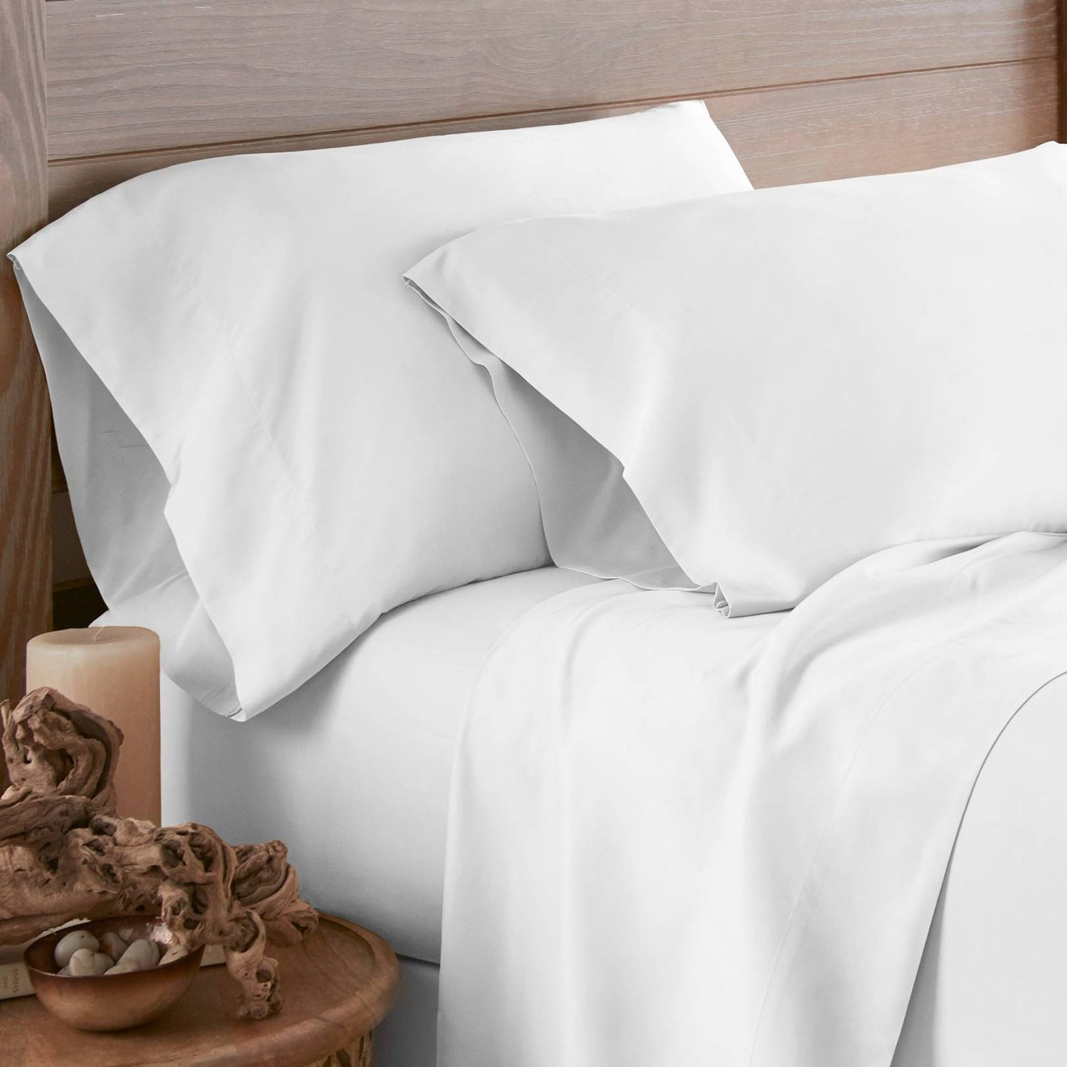 1500 Thread Count Natural Bamboo Pillowcases