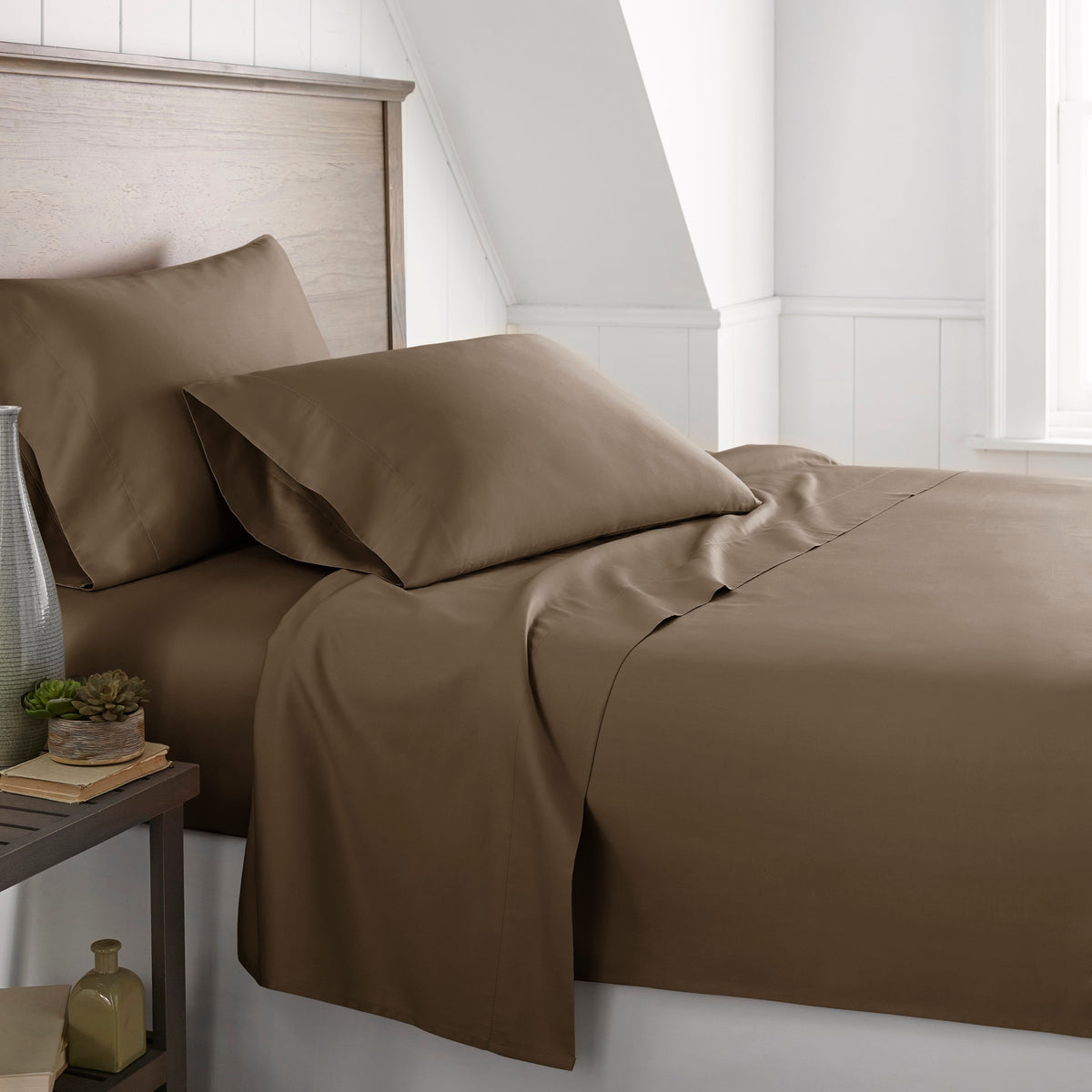 600 Thread Count 100% Egyptian Cotton Sheet Set (Burgundy)