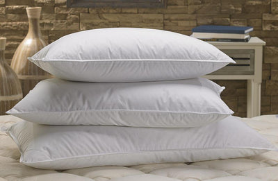 100% Firm Goose Down Pillow - 500 Thread Count Egyptian Cotton Cover Goose Down Pillows Down Cotton 