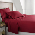 1500 Thread Count 100% Egyptian Cotton Sheet Set (Burgundy)