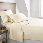 600 Thread Count 100% Egyptian Cotton Duvet Cover Set-Ivory