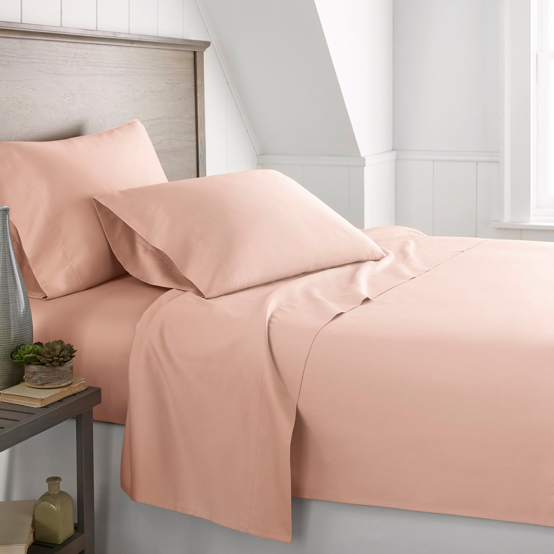 1500 Thread Count 100% Egyptian Cotton Sheet Set (Pink)
