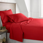 1500 Thread Count 100% Egyptian Cotton Sheet Set (Red)