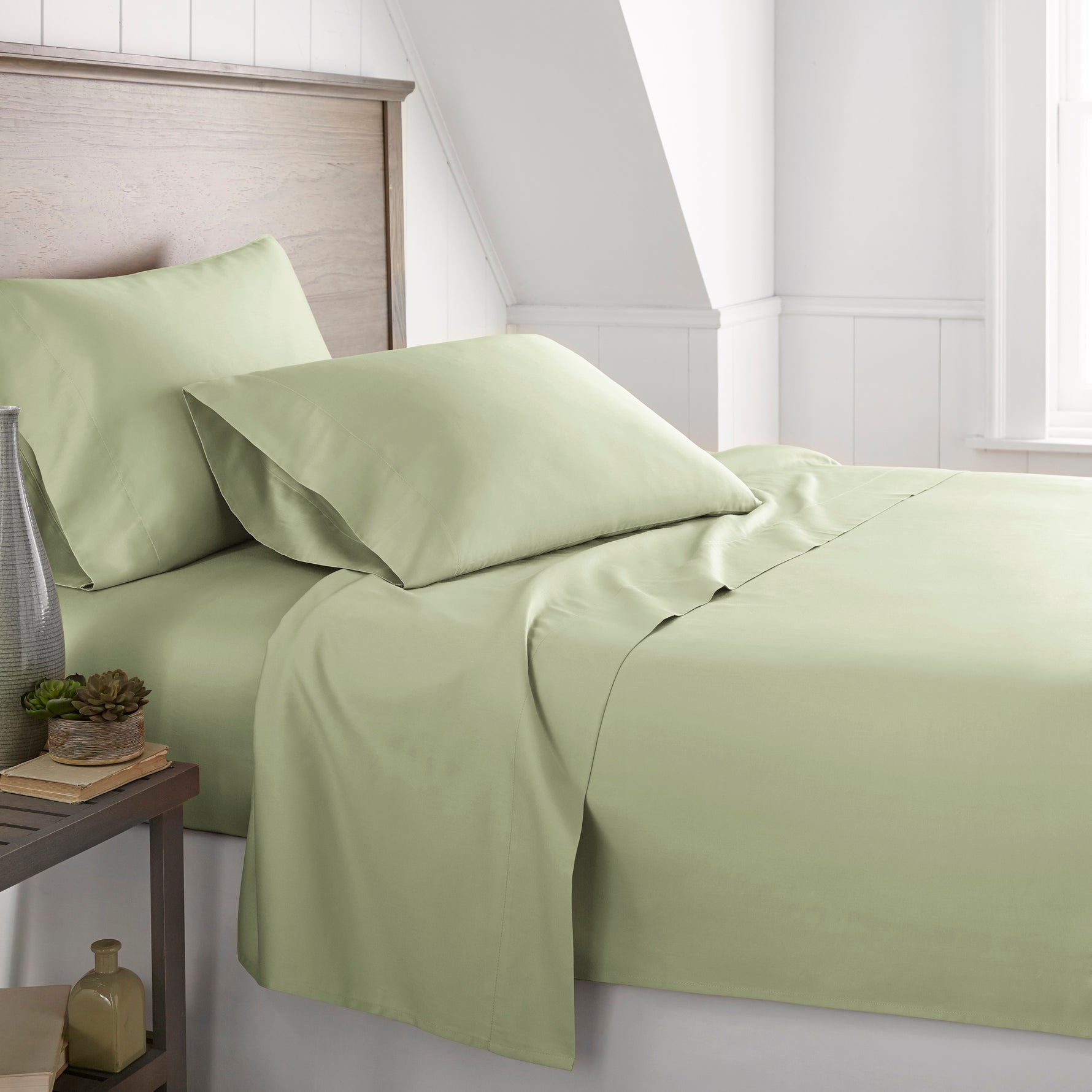 1500 Thread Count 100% Egyptian Cotton Sheet Set (Sage)